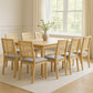 Levede 8XCane Dining Chair Rattan Armless Seat