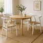 Levede 4x Dining Chairs Wooden Hans White