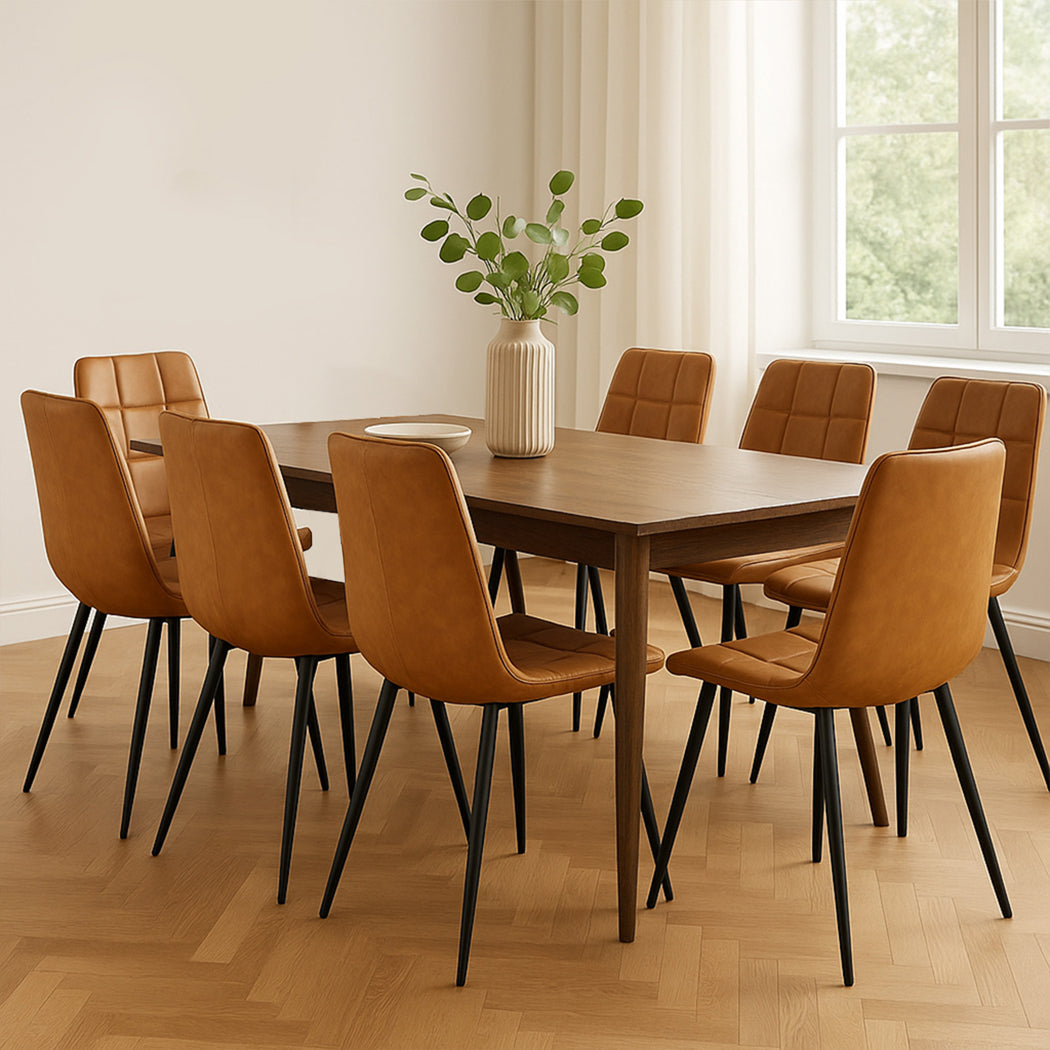 Levede 8x Dining Chairs Kitchen Chair