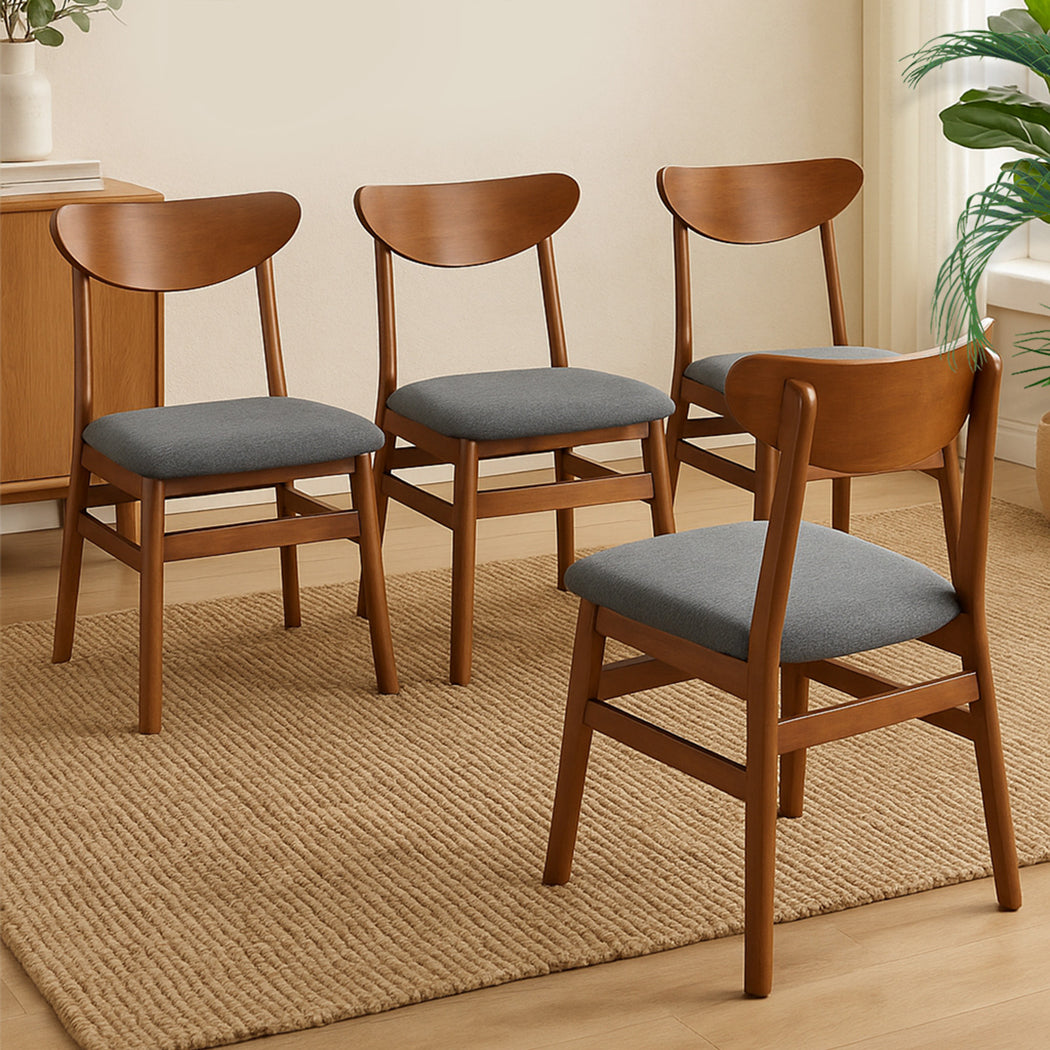 Levede 4xDining Chairs Kitchen Chair