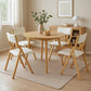 Levede 4x Dining Chairs Foldable PU Beige