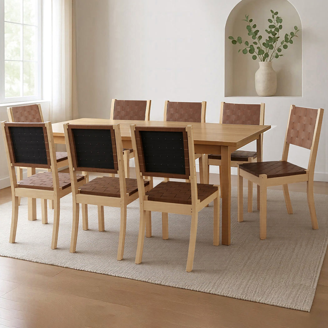 Levede Dining Chairs Accent Chair Lounge x8