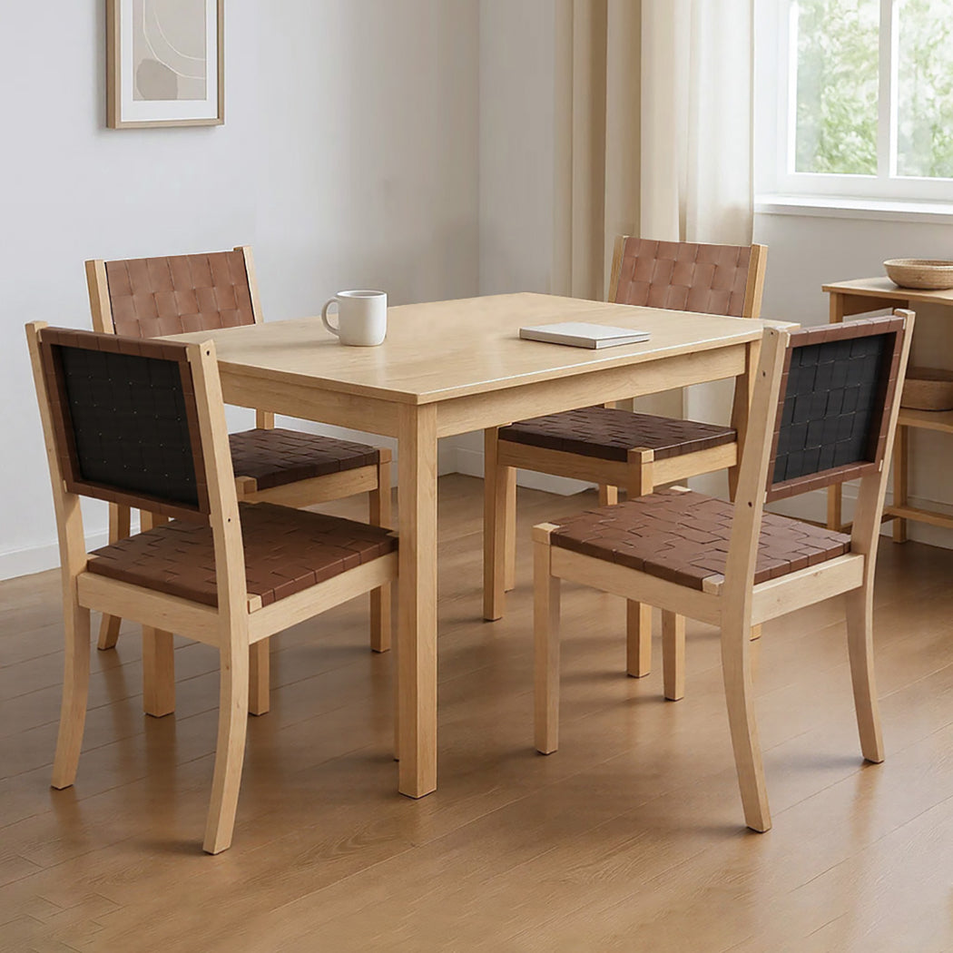 Levede Dining Chairs Accent Chair Lounge x4