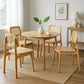 Levede 4x Rattan Dining Chair Wooden Kitchen Chair
