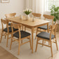 Levede 6xDining Chairs Kitchen Chair Nature