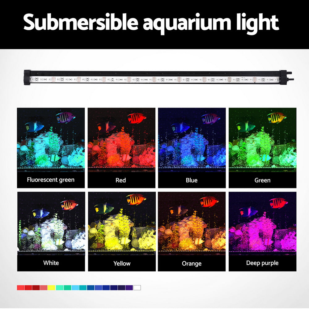 Aquarium Light Submersible Air Bubble LED 52CM