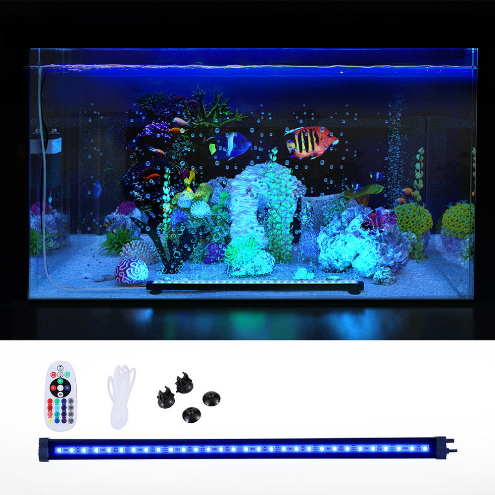 Aquarium Light Submersible Air Bubble LED 52CM