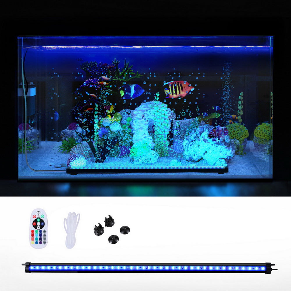 HomeMyGarden Aquarium Light Submersible 67CM Air Bubble LED Light