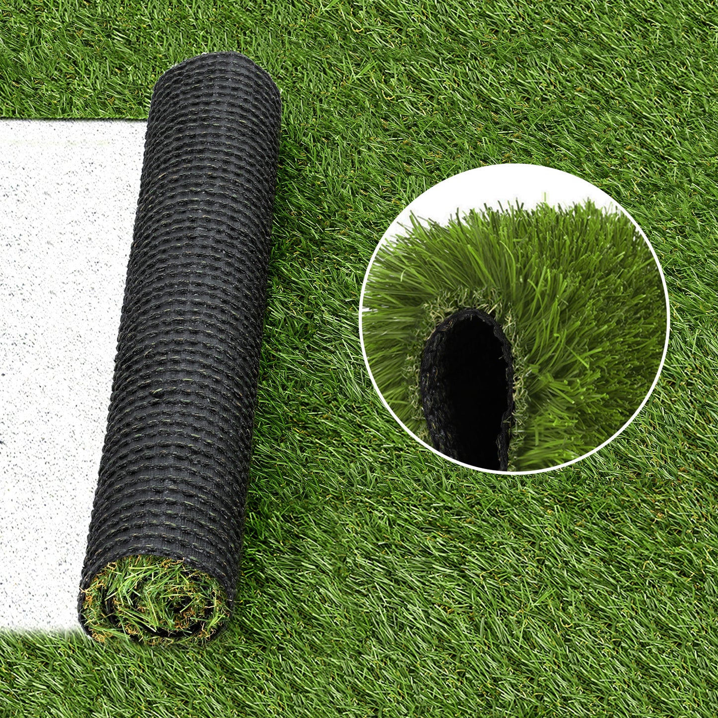 Artificial Grass 30mm 2mx5m 20SQM Synthetic Fake Lawn Turf Plastic Plant 4-coloured