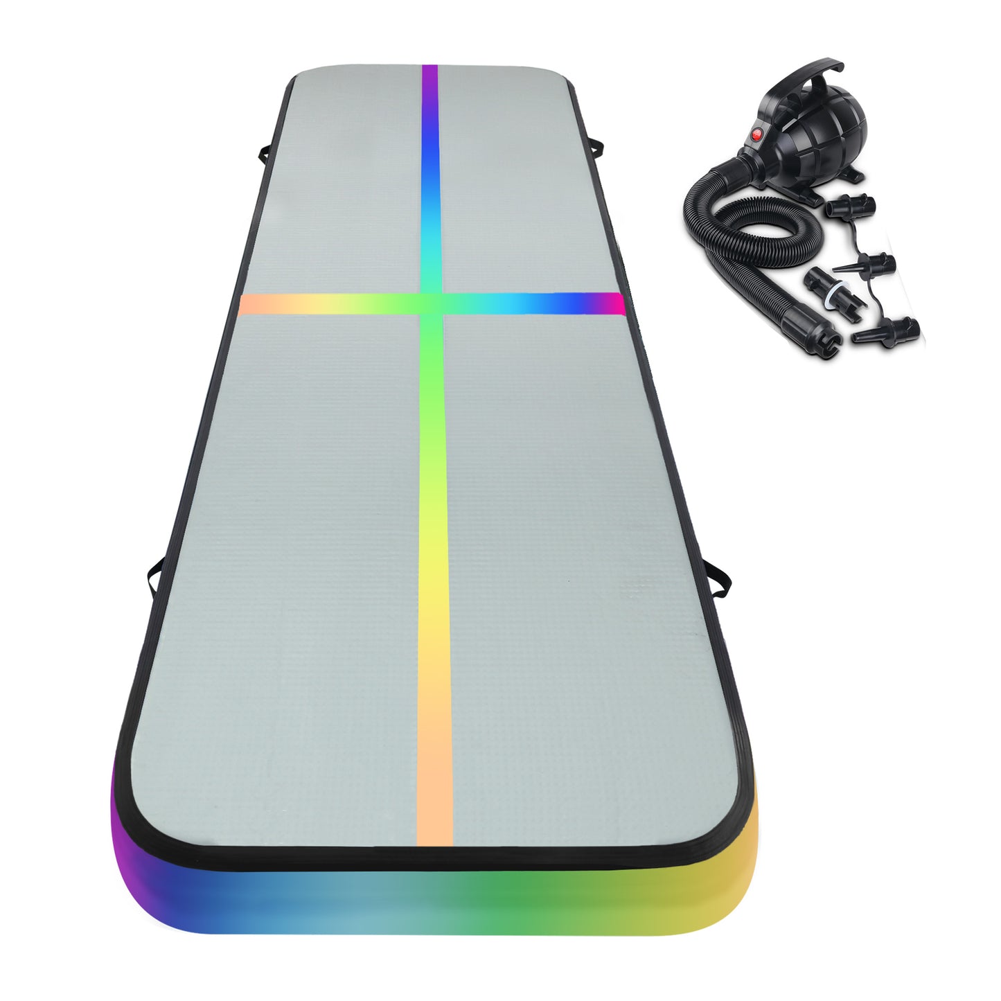 Air Track Gymnastics Tumbling Exercise Mat 4M Inflatable 20CM Thick + Pump