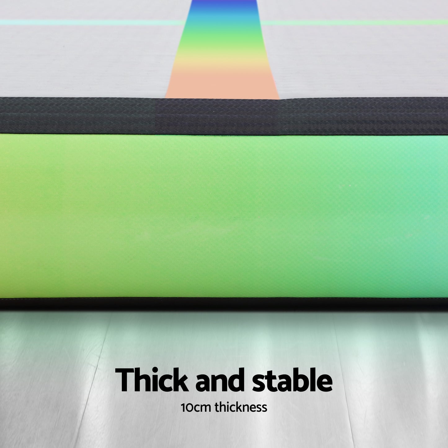 Air Track Gymnastics Tumbling Exercise Mat 4M Inflatable 20CM Thick + Pump