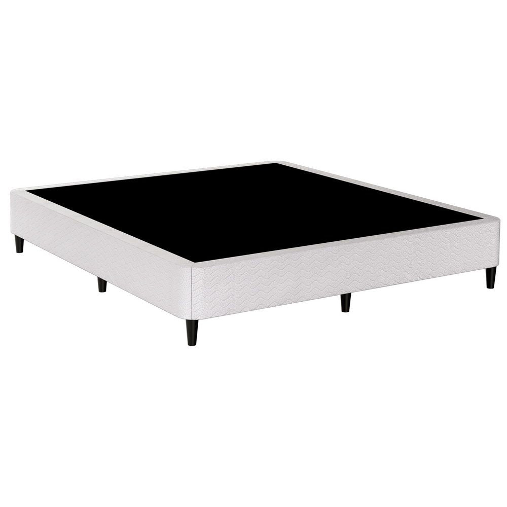 Bed Frame King Size Metal - Grey MASON