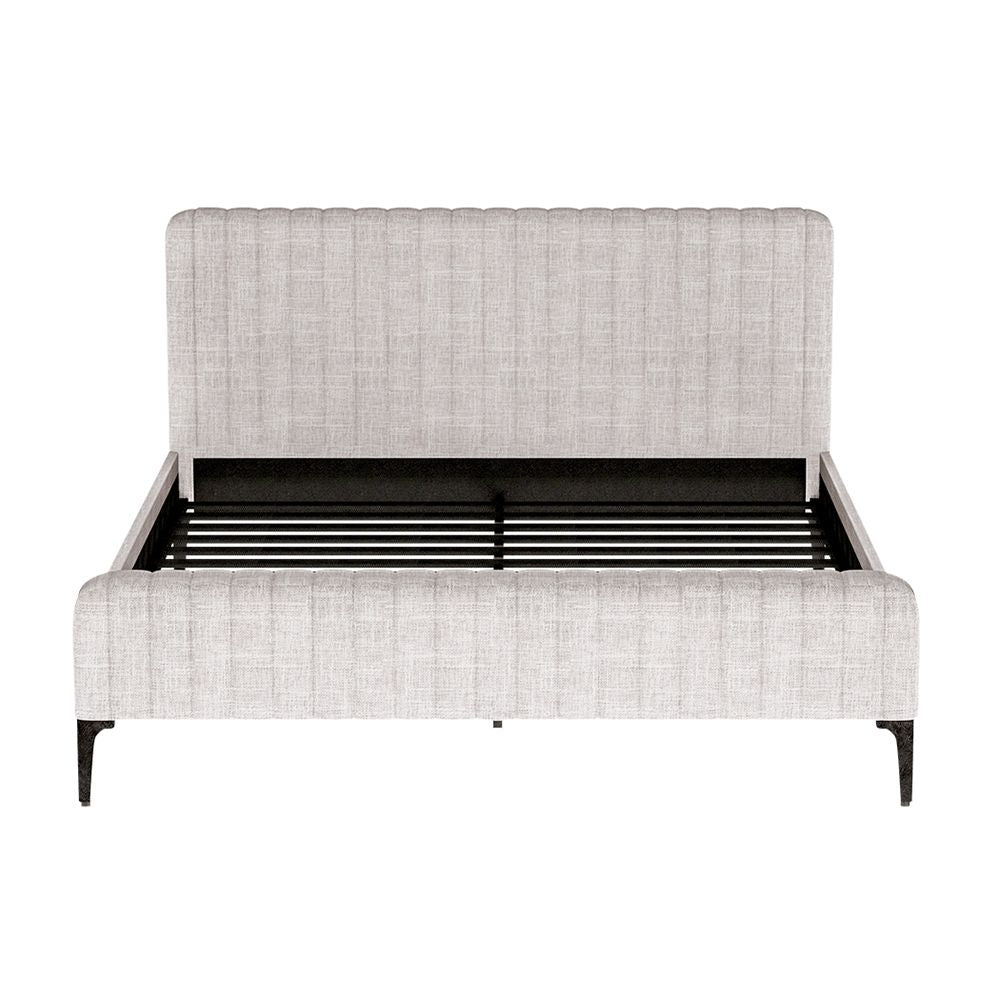 Bed Frame King Size - Beige AMMY