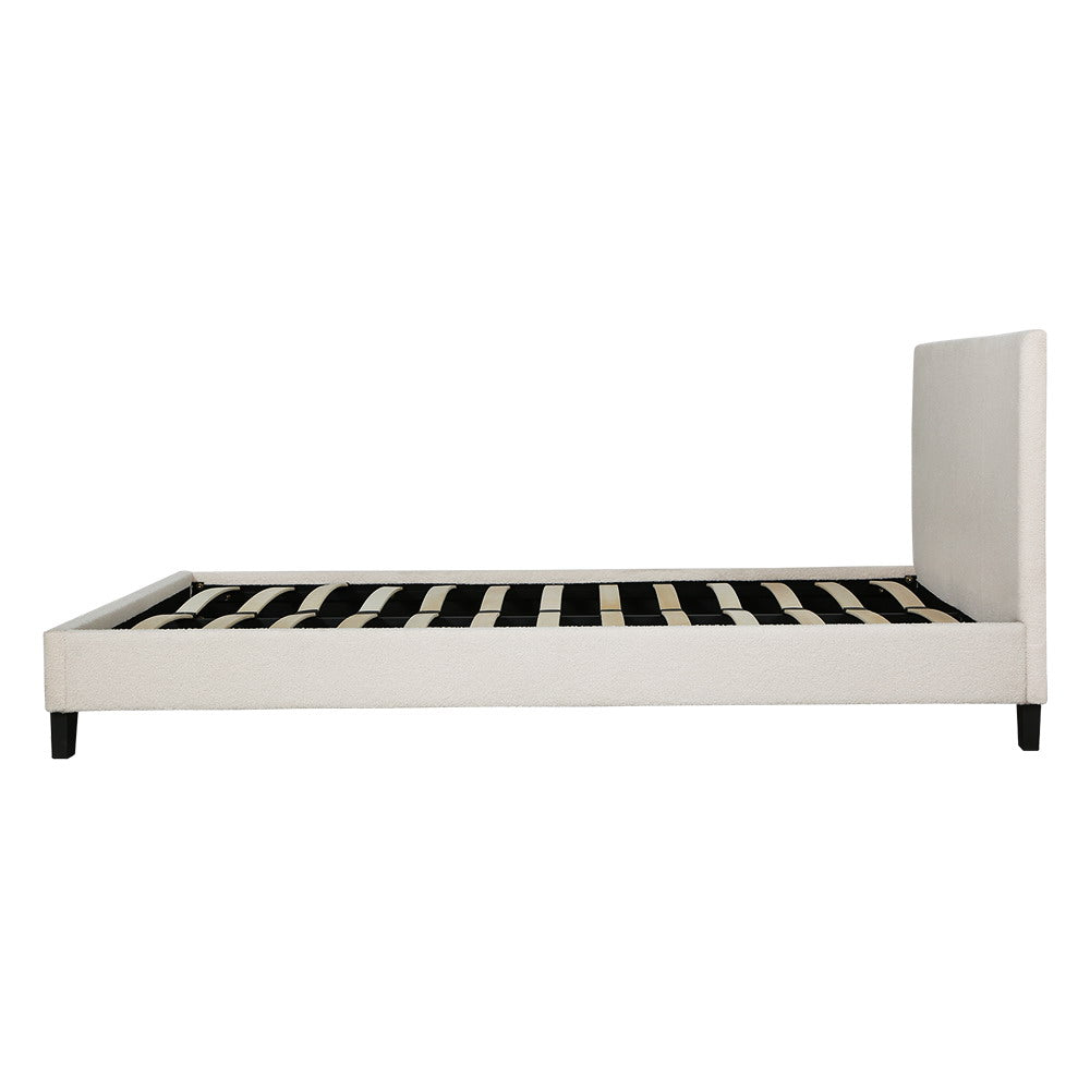 Bed Frame King Single Size Boucle NEO