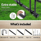 Bike Stand Rack 5 Bicycle Storage Floor Parking Holder - Black