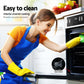 Devanti Electric Built In Wall Oven 80L Convection Grill Ovens Stainless Steel shown with visible product details