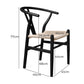Levede 2x Dining Chairs Wooden Hans Black
