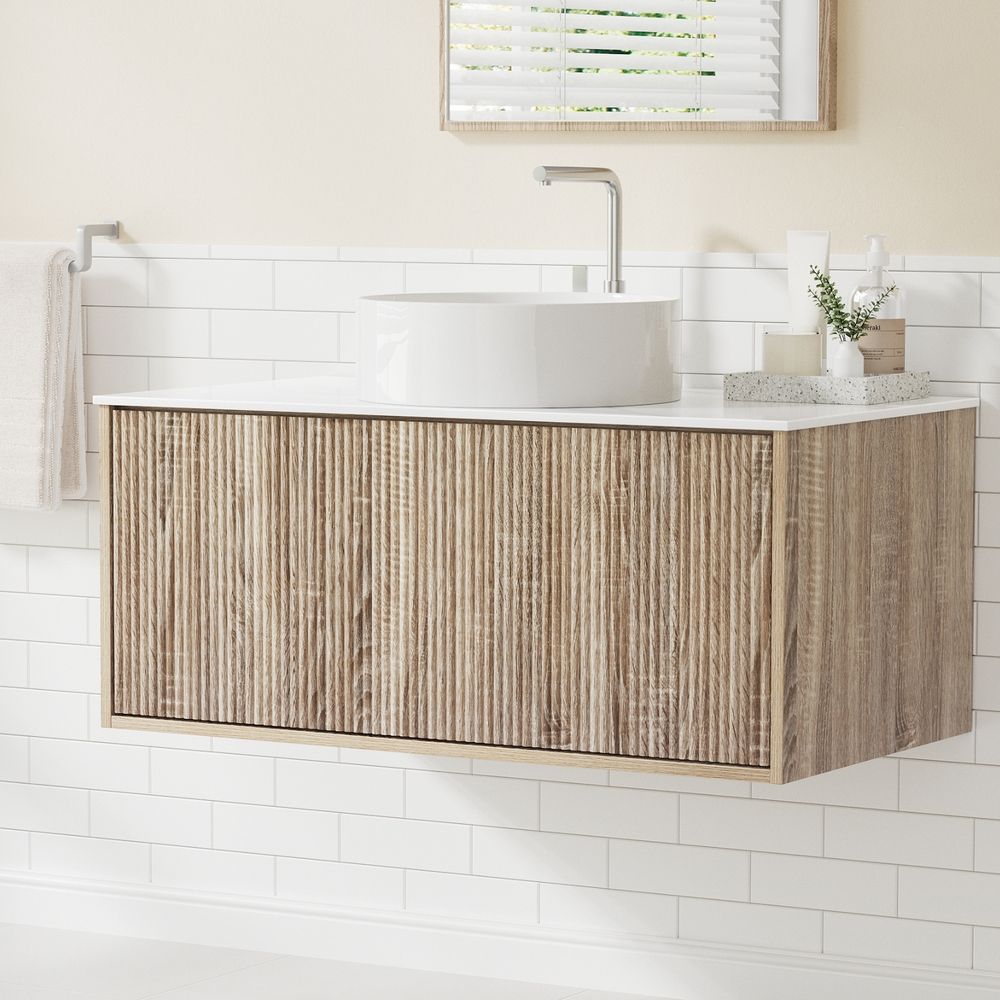 Cefito Vanity Unit 915mm with Basin Oak