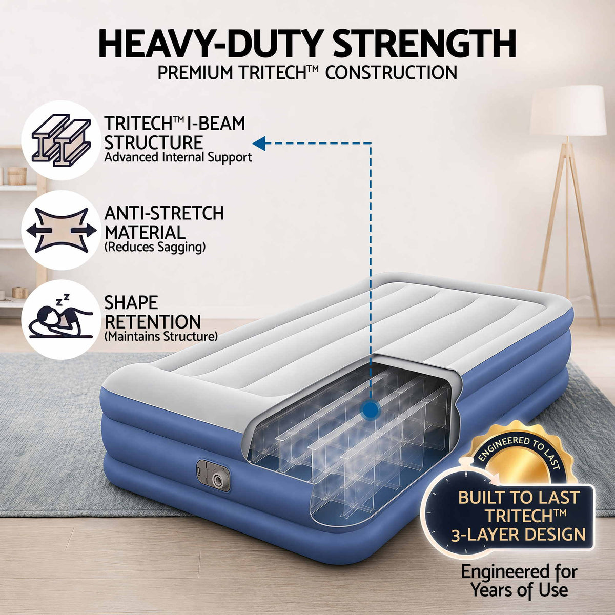 Air Bed Inflatable - Single Size