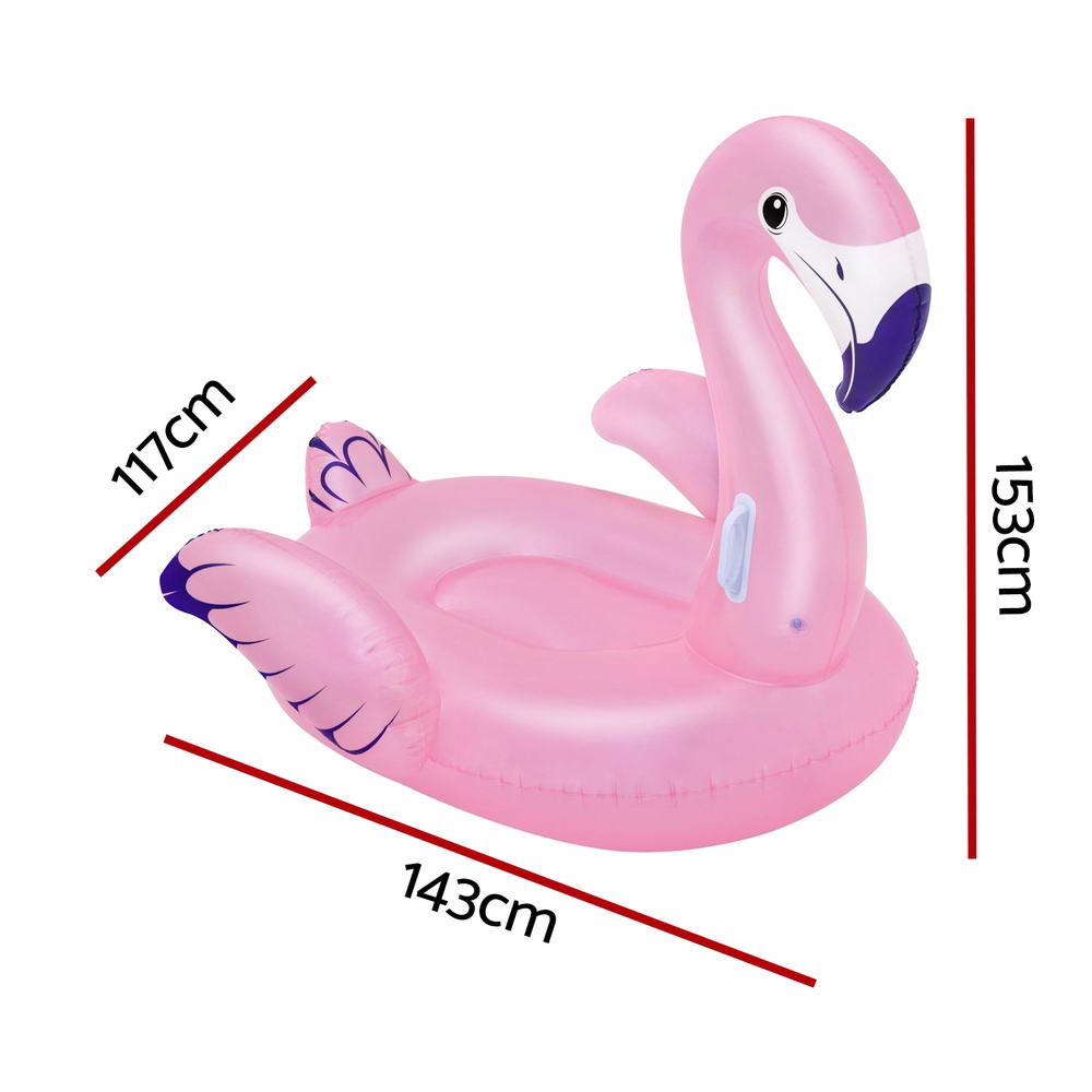 Flamingo Rider Ride On Float Floating Seat Pool Lounger 1.43Mx1.53M