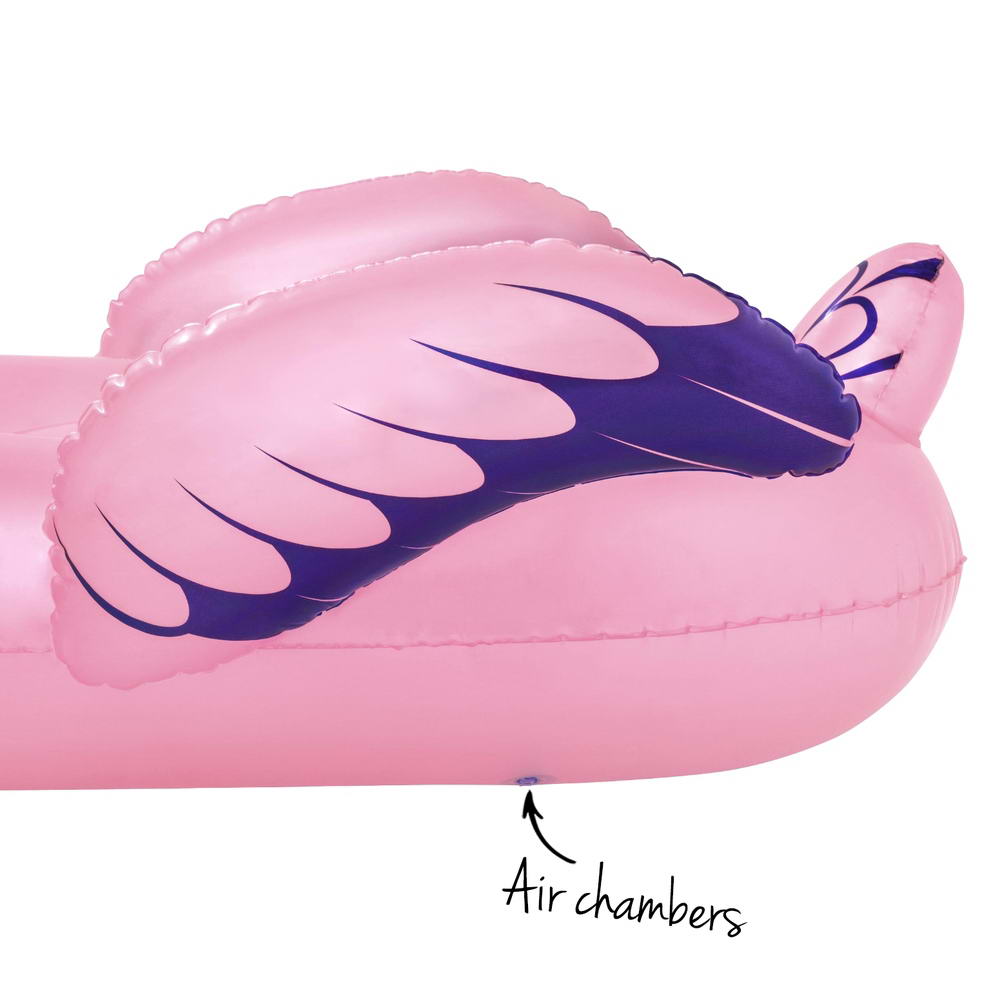 Flamingo Rider Ride On Float Floating Seat Pool Lounger 1.43Mx1.53M