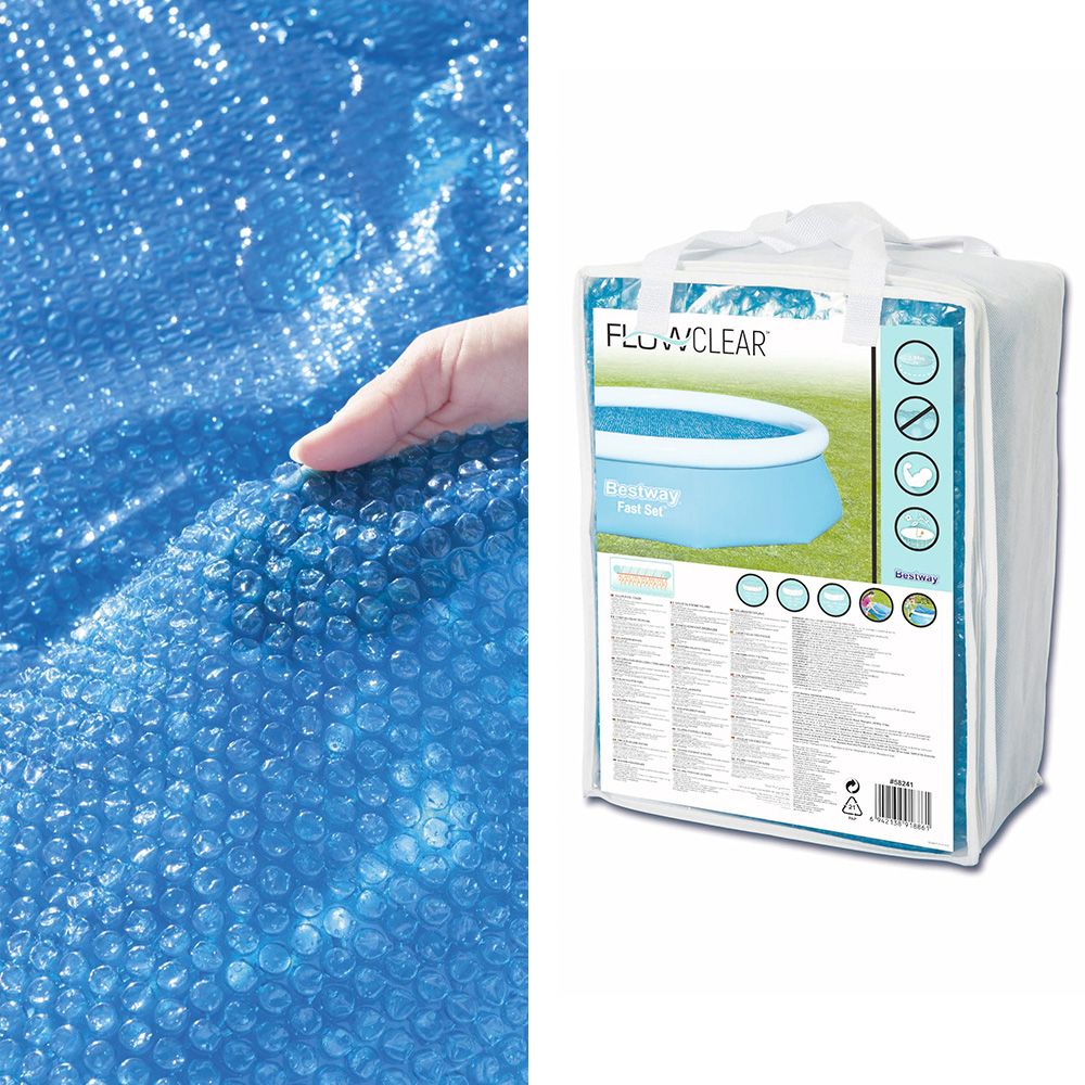 Solar Pool Cover Blanket for Swimming Pool 10ft 305cm Round - 58241