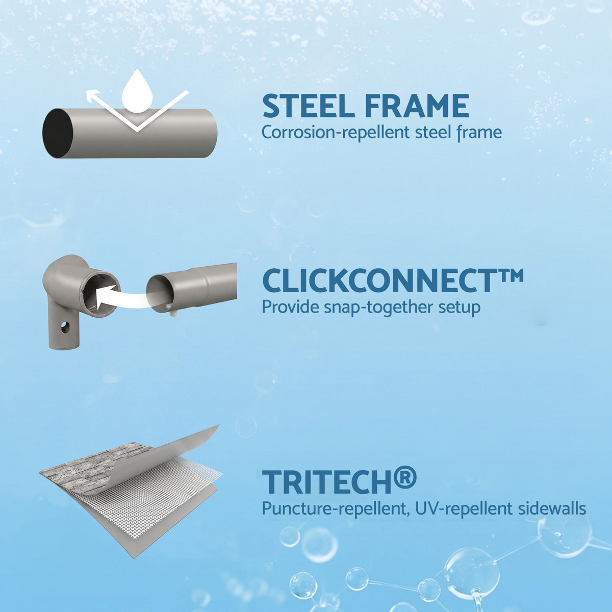 Swimming Pool Above Ground Power Steel Frame with Filter Pump 4.27M