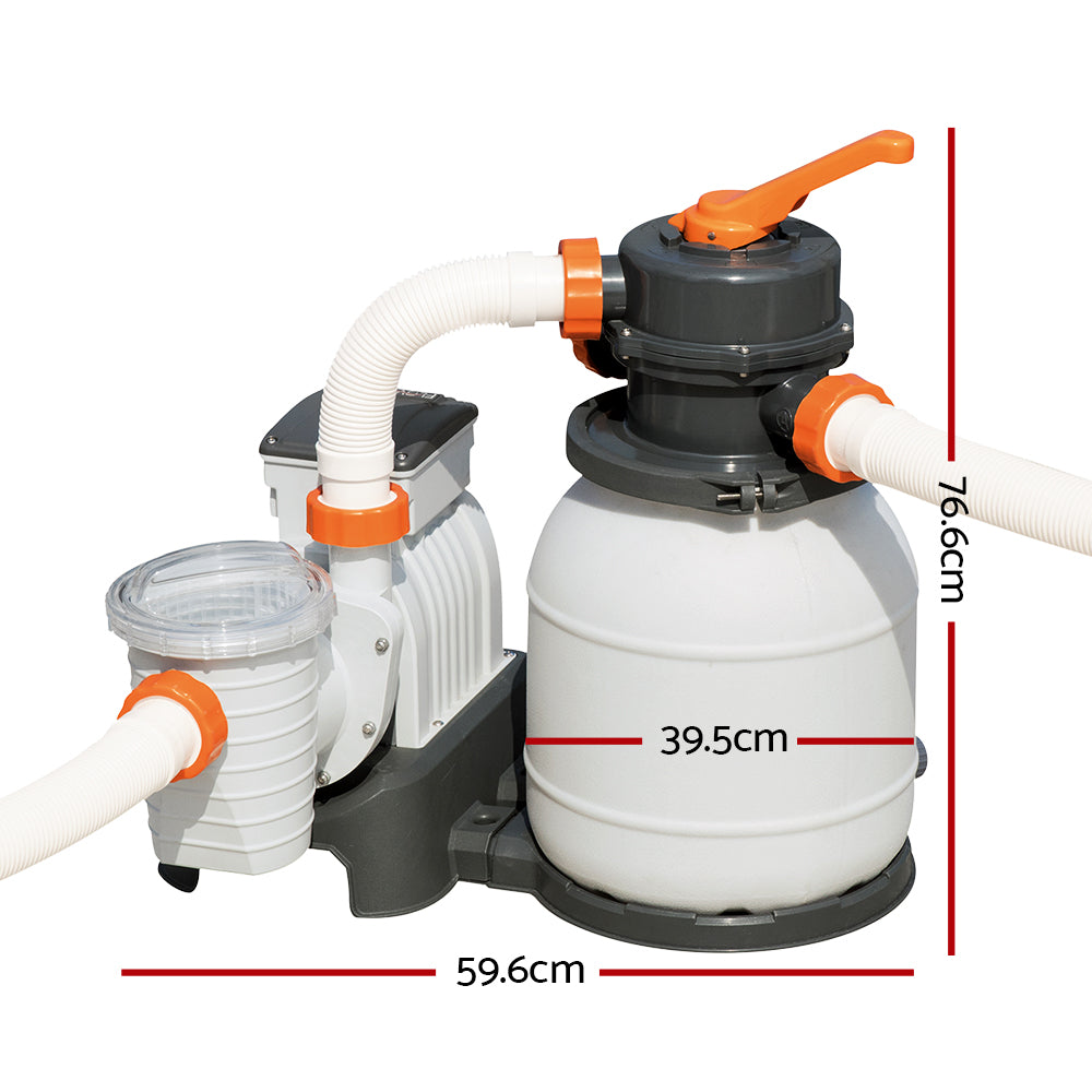 Pool Pump Sand Filter 1500GPH 5678L/H Pools Flowclear Filters