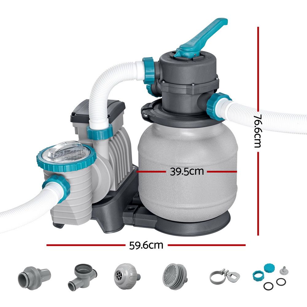 Pool Pump Sand Filter 1500GPH 5678L/H Flowclear Filters for Pools