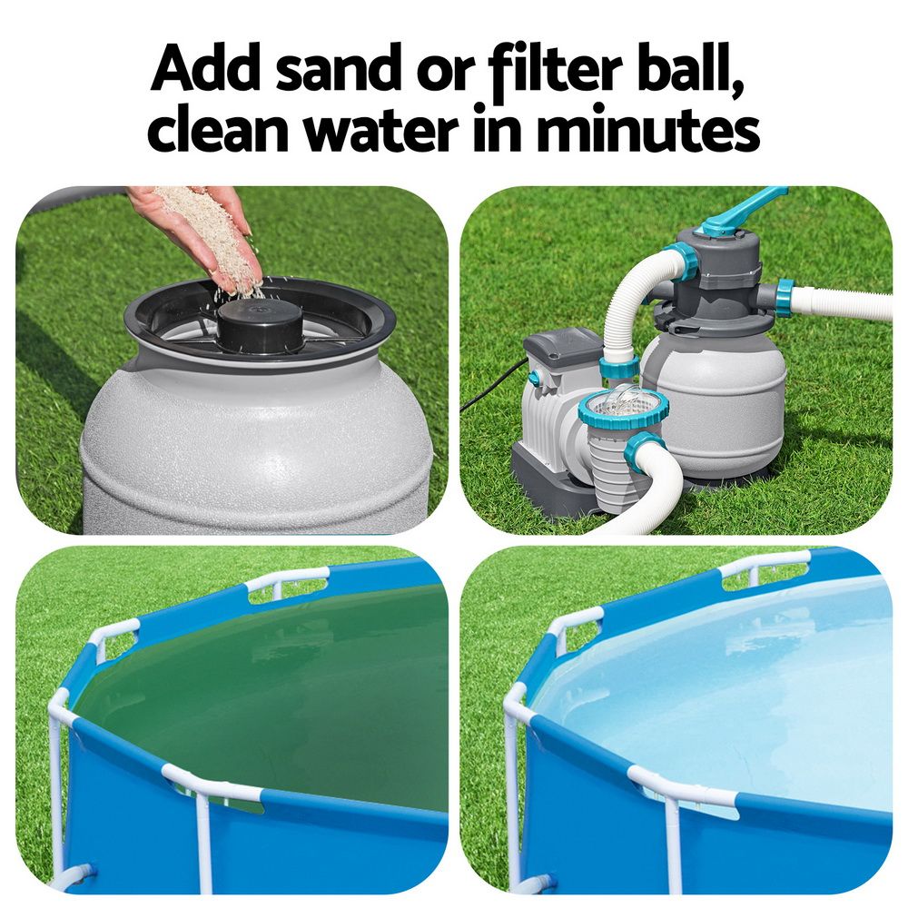 Pool Pump Sand Filter 1500GPH 5678L/H Flowclear Filters for Pools