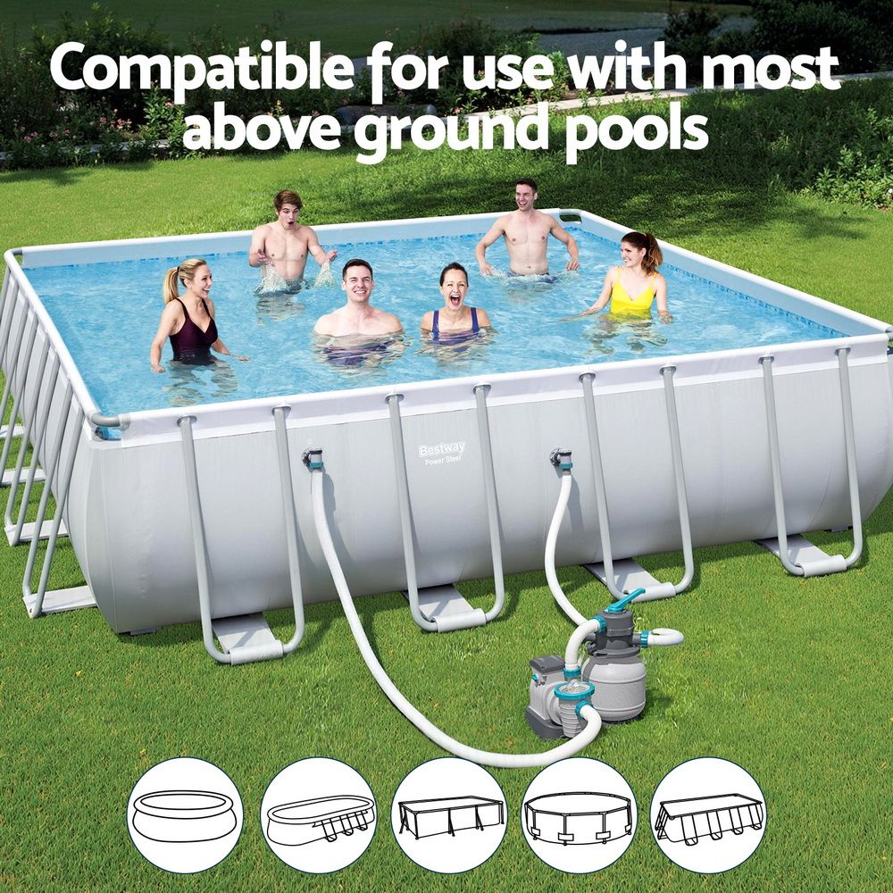Pool Pump Sand Filter 1500GPH 5678L/H Flowclear Filters for Pools