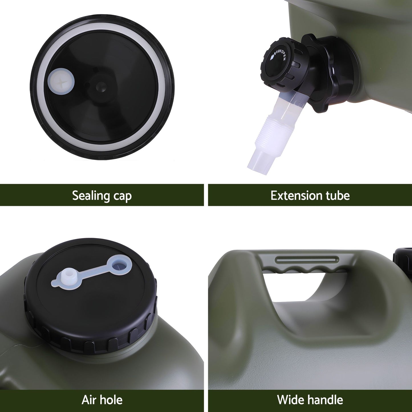 Water Container 25L Jerry Can Bucket for Camping Outdoor Storage Tank