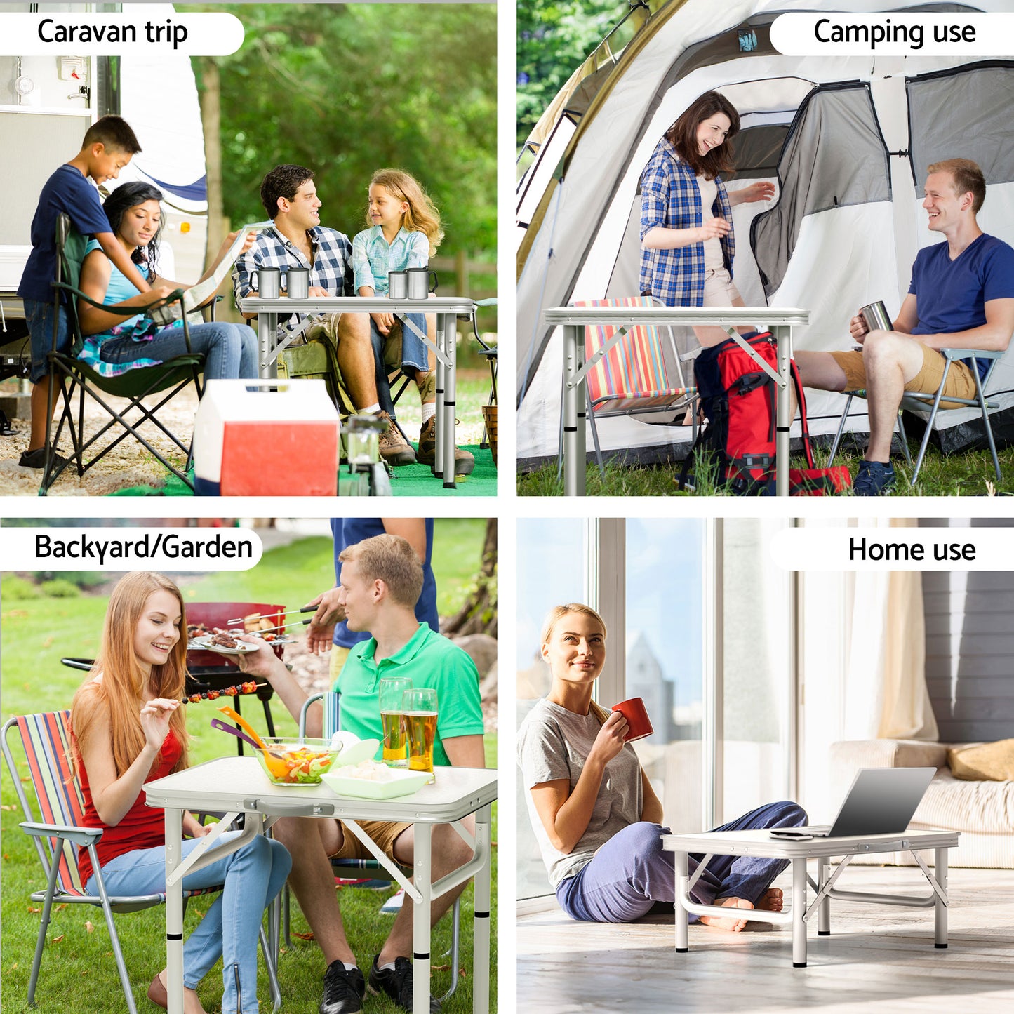Camping Table Portable Folding 60cm