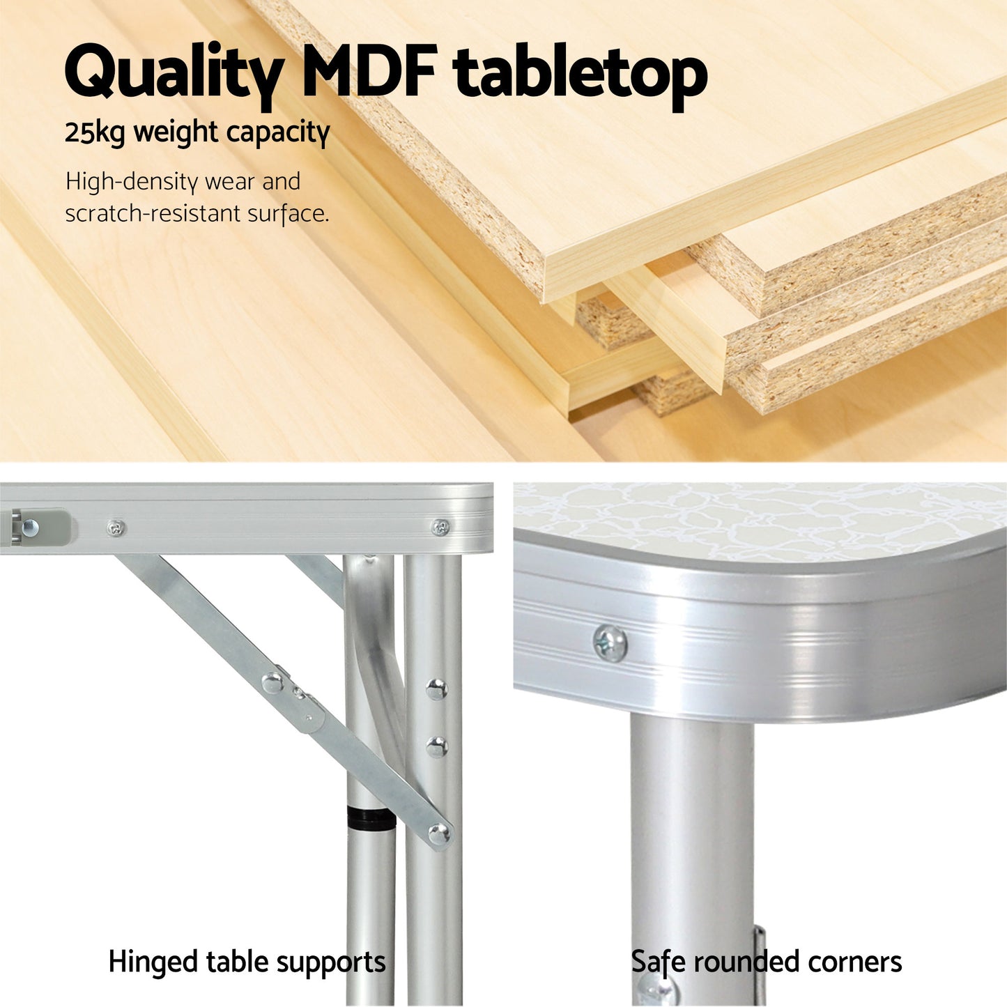 Camping Table Portable Folding 60cm