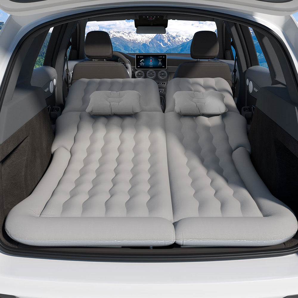 Car Mattress 175x130 Inflatable SUV Back Seat Camping Bed Grey