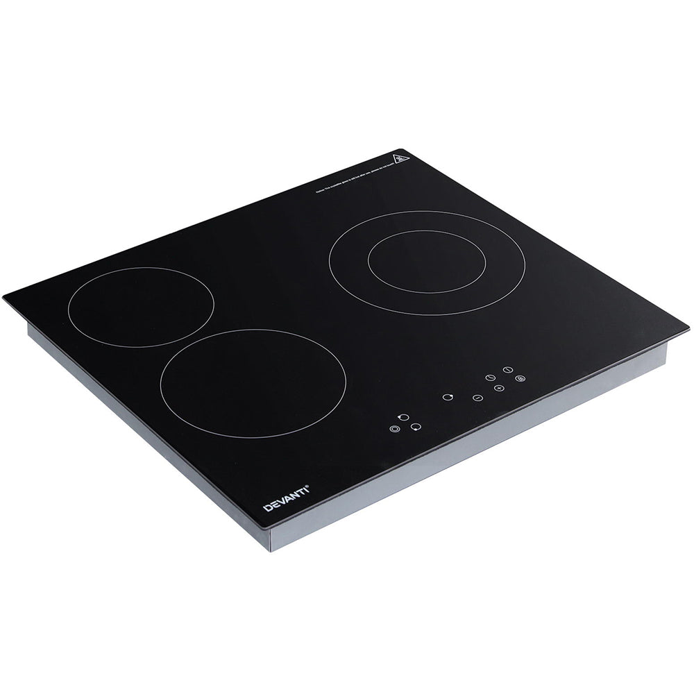 Ceramic Cooktop 60cm Kitchen Cooker with 4 Burner Hob Touch Control