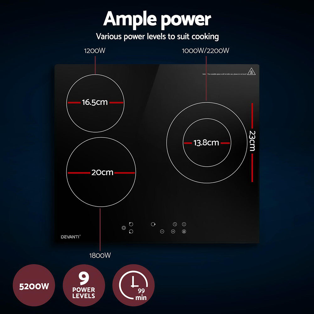 Ceramic Cooktop 60CM Kitchen Cooker 4