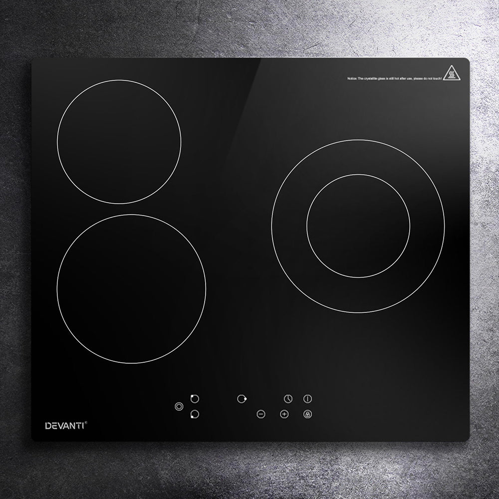 Ceramic 60cm cooktop kitchen cooker with burner hob touch control