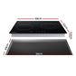 Kitchen cooker burner with hob touch cooktop control