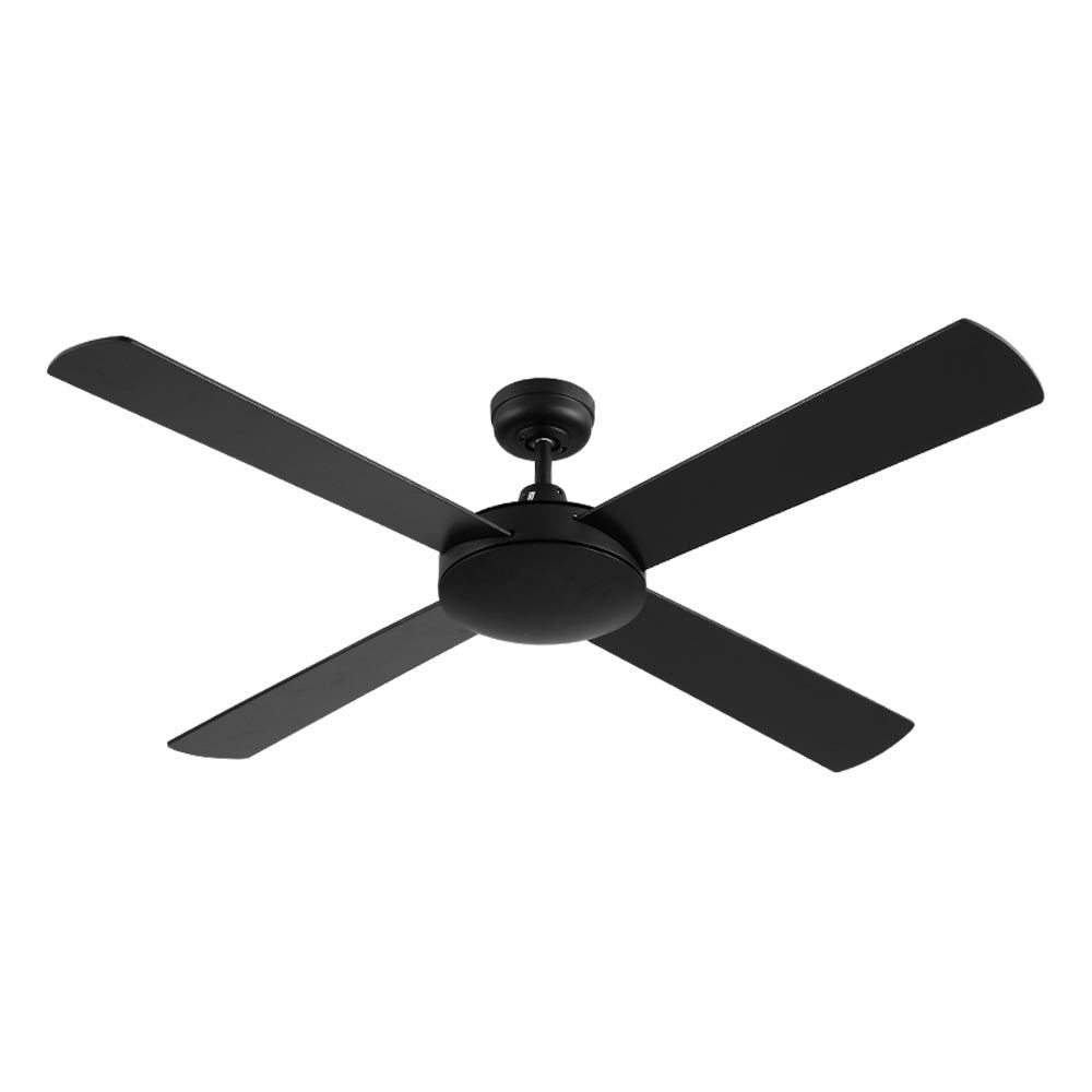 Ceiling Fan 52'' with Remote - Black