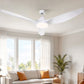 Ceiling Fan 64'' DC Motor with Light LED Remote Control 3 Blades