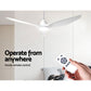 Ceiling Fan 64'' DC Motor with Light LED Remote Control 3 Blades
