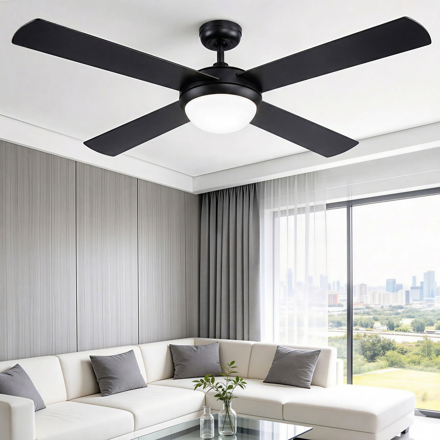Ceiling Fan 52in, Black