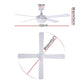 White Ceiling Fan 52in