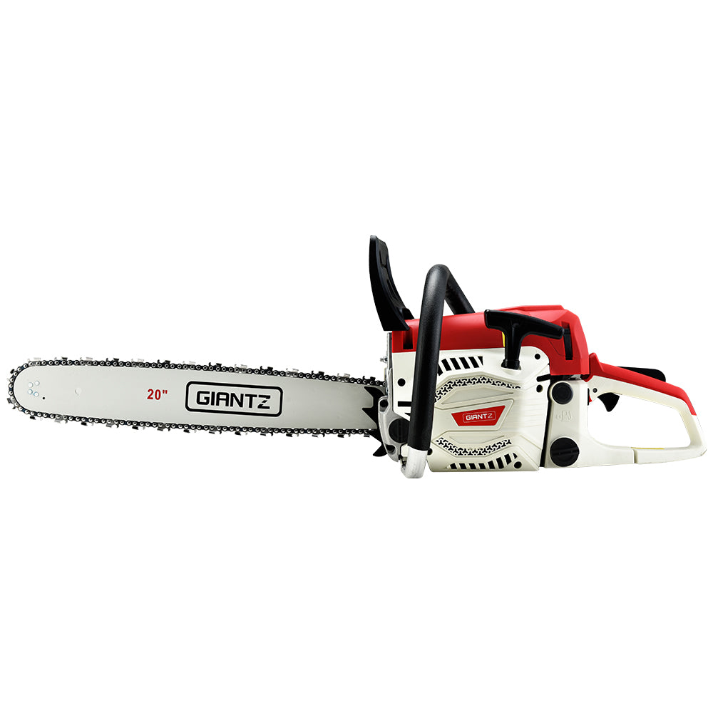 Chainsaw 58CC Commercial Petrol 20" Bar E-Start Pruning Chain Saw