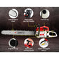 Chainsaw Petrol 62CC 24" Bar Commercial E-Start Pruning 5.2HP