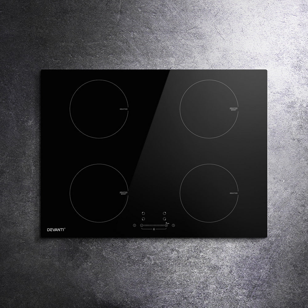 Induction Cooktop Ceramic 70CM 4-Zones Stove Cooktop Hot Plate - 7000W