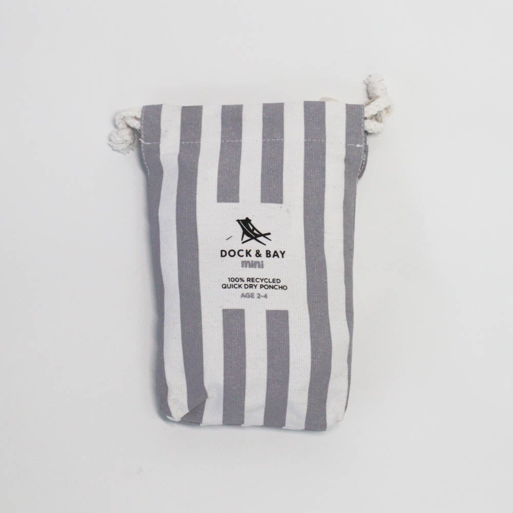 Dock & Bay: Poncho Mini Cabana Collection - Goa Grey Xs