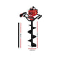 Petrol Post Hole Digger Drill Borer 65CC Fence Extension Auger Bits