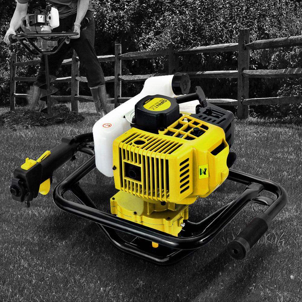 Post Hole Digger Petrol 65CC Motor Engine Earth Auger Digger
